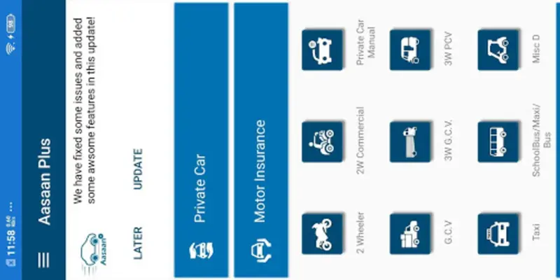 Aasaan Plus (Motor Insurance P android App screenshot 3